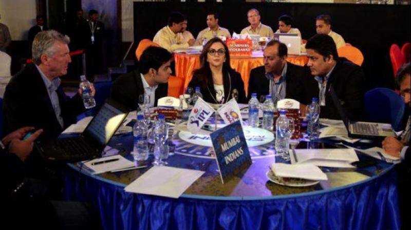 The IPL teams can have a maximum of 27 players including 9 overseas players. A maximum of 76 players, including 28 overseas, can be bought in the auction. (Photo: BCCI) The IPL teams can have a maximum of 27 players including 9 overseas players. A maximum of 76 players, including 28 overseas, can be bought in the auction. (Photo: BCCI)