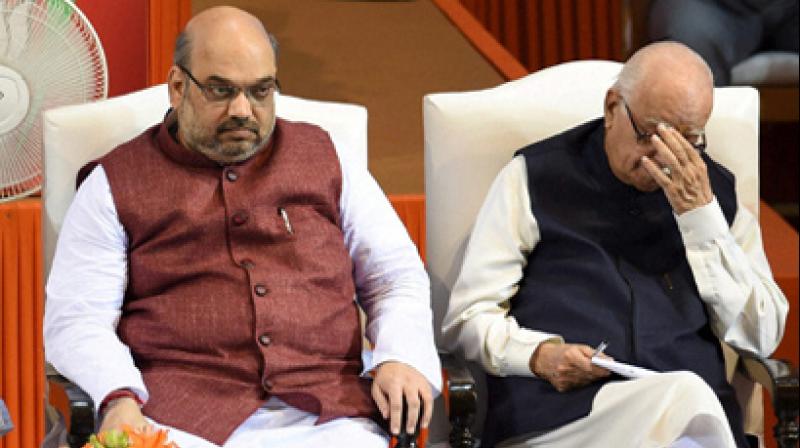 Image result for advani and amitshah