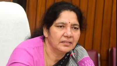 Satyavathi Rathod (in picture) questioned the Governor's rationale behind meeting Prime Minister Narendra Modi, Union home minister Amit Shah and Union finance minister Nirmala Sitharaman in Delhi instead of President Ram Nath Kovind, as per Constitutional norms. — DC Image