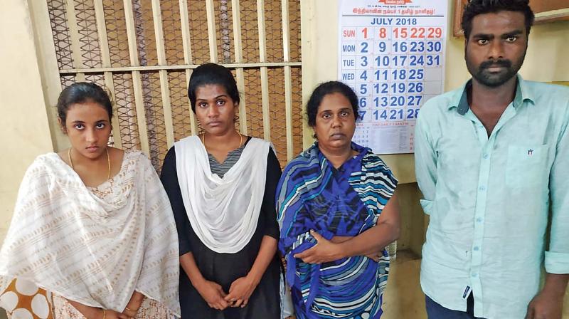 Four accused. (Photo: DC) Four accused. (Photo: DC)