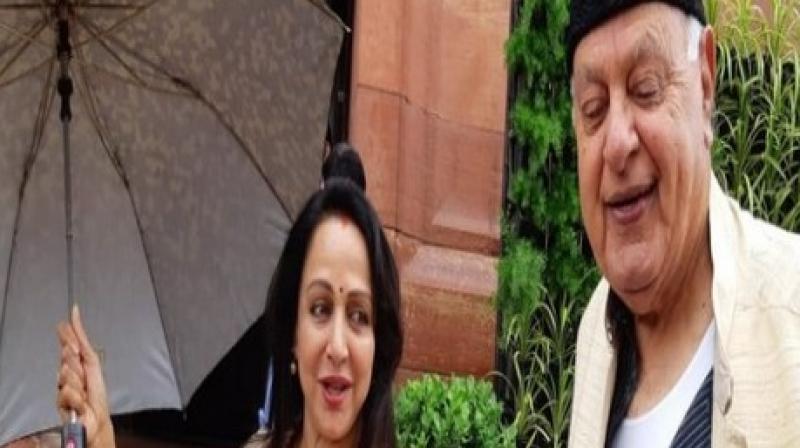 Hema Malini, who retained the Mathura seat, recently, took the internet by storm after a video of her participating in the cleanliness drive at the Parliament surfaced on social media. (Photo: ANI) Hema Malini, who retained the Mathura seat, recently, took the internet by storm after a video of her participating in the cleanliness drive at the Parliament surfaced on social media. (Photo: ANI)