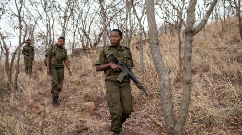 The women have made 115 arrests -- without them firing a single shot. But it is dangerous work. (Photo: AFP)