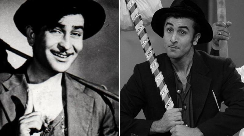 Raj Kapoor and Ranbir Kapoor. Raj Kapoor and Ranbir Kapoor.