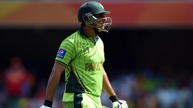 Banned former Pakistan batsman Nasir Jamshed has been charged in Britain with bribery offences as part of an investigation into spot-fixing in cricket, the National Crime Agency said on Thursday. (Photo: AFP) Banned former Pakistan batsman Nasir Jamshed has been charged in Britain with bribery offences as part of an investigation into spot-fixing in cricket, the National Crime Agency said on Thursday. (Photo: AFP)