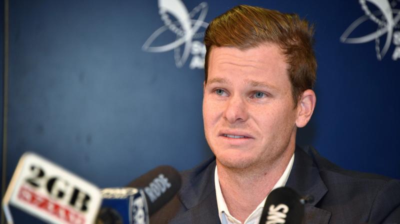 Facing Australian media for the first time since his teary apology at a news conference at Sydney airport on March 29, Smith said he had learned of the plan when he overheard a conversation in the team’s dressing room at Newlands. (Photo: AFP) Facing Australian media for the first time since his teary apology at a news conference at Sydney airport on March 29, Smith said he had learned of the plan when he overheard a conversation in the team’s dressing room at Newlands. (Photo: AFP)