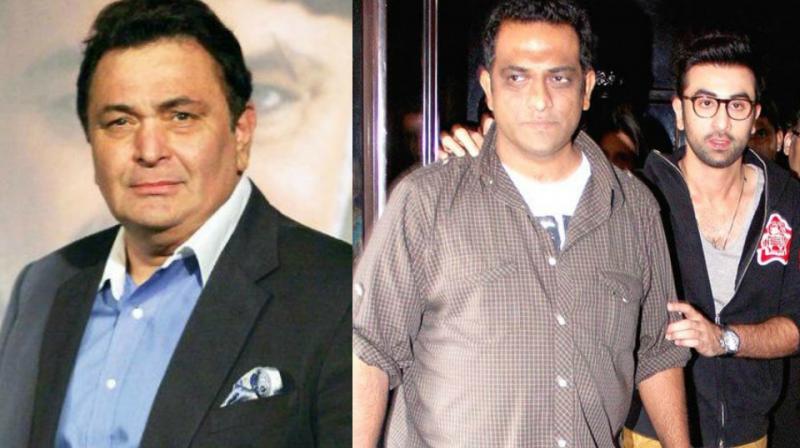 Rishi Kapoor, Anurag Basu and Ranbir Kapoor. Rishi Kapoor, Anurag Basu and Ranbir Kapoor.