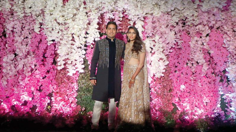 Akash Ambani and Shloka Mehta Akash Ambani and Shloka Mehta