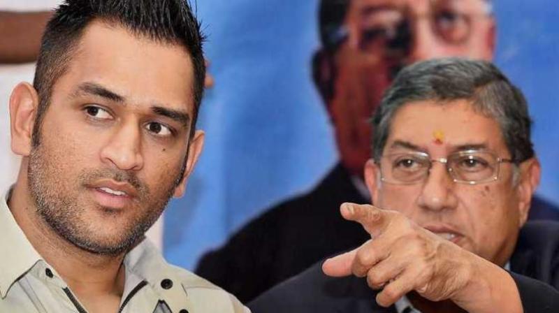 Dhoni, captain of the city-based cement maker's IPL-franchise Chennai Super Kings, holds the post of Vice-President Marketing, in India Cements Ltd. (Photo: PTI) Dhoni, captain of the city-based cement maker's IPL-franchise Chennai Super Kings, holds the post of Vice-President Marketing, in India Cements Ltd. (Photo: PTI)