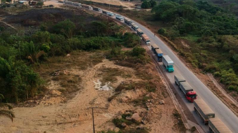 The BR163 in Brazil's Para state is a major transport route. (Photo: AFP) The BR163 in Brazil's Para state is a major transport route. (Photo: AFP)