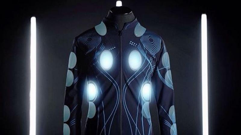 The Sound Shirt has 16 sensors embedded in its fabric. (Photo: Instagram) The Sound Shirt has 16 sensors embedded in its fabric. (Photo: Instagram)