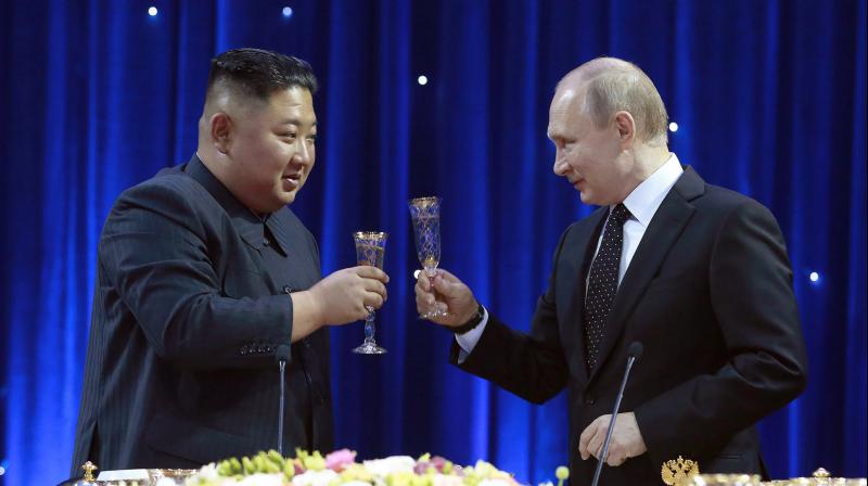 The two leaders appeared to get on well. (Photo:AP) The two leaders appeared to get on well. (Photo:AP)
