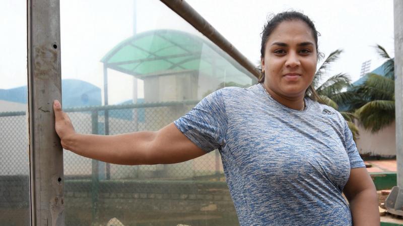 Manpreet Kaur, the national record holder, who appeared for a dope Test conducted by the NADA during the Federation Cup in Patiala on June 1, has been tested positive for a banned stimulant DMBA dimethylbutylamine. (Photo: PTI) Manpreet Kaur, the national record holder, who appeared for a dope Test conducted by the NADA during the Federation Cup in Patiala on June 1, has been tested positive for a banned stimulant DMBA dimethylbutylamine. (Photo: PTI)
