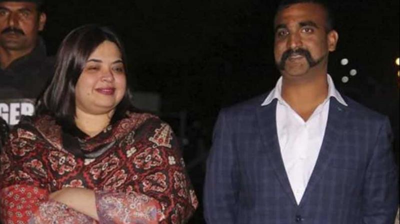 Indian Air Force (IAF) pilot Wing Commander Abhinandan Varthaman as he is released by Pakistan authorities at Wagah border on the Pakistani side, Friday, March 1, 2019. (Photo: PTI) Indian Air Force (IAF) pilot Wing Commander Abhinandan Varthaman as he is released by Pakistan authorities at Wagah border on the Pakistani side, Friday, March 1, 2019. (Photo: PTI)
