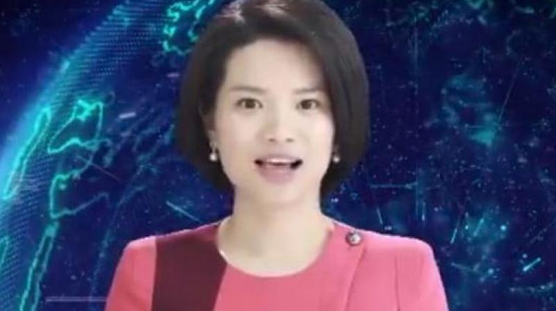 Xin Xiaomeng is modeled after real lifenews anchor Qu Meng and was developed by Xinhua and tech firm. (Photo: Screengrab) Xin Xiaomeng is modeled after real lifenews anchor Qu Meng and was developed by Xinhua and tech firm. (Photo: Screengrab)