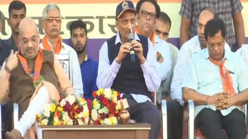 Parrikar, who has made public appearances, was seen wearing medical paraphernalia -- a nasogastric tube -- while attending a session of the Goa Assembly. (Photo: ANI) Parrikar, who has made public appearances, was seen wearing medical paraphernalia -- a nasogastric tube -- while attending a session of the Goa Assembly. (Photo: ANI)