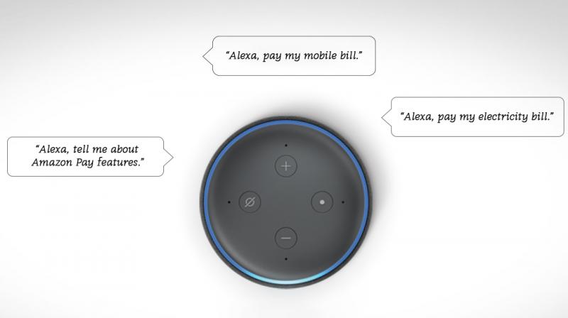 Alexa will retrieve the amount due for bills from their registered Amazon account and ask for customer confirmation before processing the payment. Alexa will retrieve the amount due for bills from their registered Amazon account and ask for customer confirmation before processing the payment.