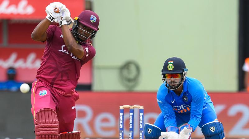 Opener Evin Lewis and Shai Hope were batting on 40 and 6 respectively when the match was called off after Indian captain Virat Kohli won the toss and asked the West Indies to bat. (Photo:AFP) Opener Evin Lewis and Shai Hope were batting on 40 and 6 respectively when the match was called off after Indian captain Virat Kohli won the toss and asked the West Indies to bat. (Photo:AFP)