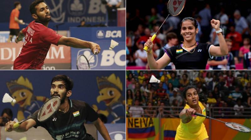The clash between Saina Nehwal and PV Sindhu will be a mouthwatering one, whereas the game between Kidambi Srikanth and HS Prannoy will be a rematch of this years French Open Super Series. (Photo:PTI) The clash between Saina Nehwal and PV Sindhu will be a mouthwatering one, whereas the game between Kidambi Srikanth and HS Prannoy will be a rematch of this years French Open Super Series. (Photo:PTI)