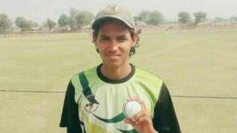 Akash Choudhary's 10 wicket haul helped Disha Academy bowl out Pearl Academy for just 36 runs. (Photo:Twitter) Akash Choudhary's 10 wicket haul helped Disha Academy bowl out Pearl Academy for just 36 runs. (Photo:Twitter)