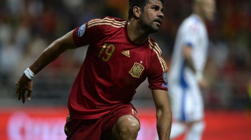 Diego Costa's tranfer has been put on hold after transfer ban by FIFA on Athletico Madrid. (Photo:AFP) Diego Costa's tranfer has been put on hold after transfer ban by FIFA on Athletico Madrid. (Photo:AFP)