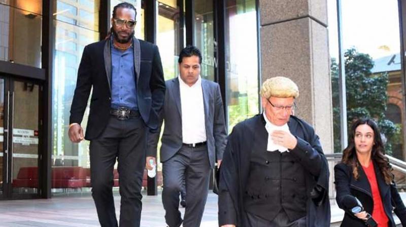 Fairfax published the allegations in the wake of an uproar after Gayle attempted to flirt with an Australian presenter on live TV, asking her out for a drink and telling her: "Don't blush, baby." (Photo:AFP) Fairfax published the allegations in the wake of an uproar after Gayle attempted to flirt with an Australian presenter on live TV, asking her out for a drink and telling her: "Don't blush, baby." (Photo:AFP)