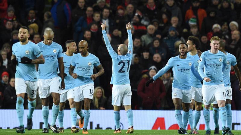 With this win Manchester City ended Manchester United's record-equaling run of 40 matches unbeaten at home. (Photo:AFP) With this win Manchester City ended Manchester United's record-equaling run of 40 matches unbeaten at home. (Photo:AFP)