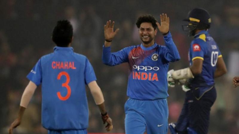 Yuzvendra Chahal returned impressive figures of 4-23, while Kuldeep Yadav also chipped in with two wickets. (Photo:BCCI) Yuzvendra Chahal returned impressive figures of 4-23, while Kuldeep Yadav also chipped in with two wickets. (Photo:BCCI)