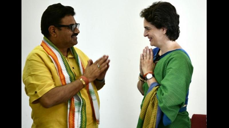 Mishra’s joining Congress party comes at a time when its president Rahul Gandhi and party general secretary and in-charge for the party’s east UP affairs Priyanka Gandhi Vadra are on tour of Amethi. (Photo: ANI) Mishra’s joining Congress party comes at a time when its president Rahul Gandhi and party general secretary and in-charge for the party’s east UP affairs Priyanka Gandhi Vadra are on tour of Amethi. (Photo: ANI)