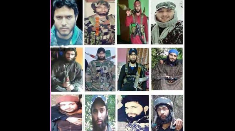 The listed militants are said to be locals recruited recently and predominantly operating in South Kashmir. (Photo: ANI) The listed militants are said to be locals recruited recently and predominantly operating in South Kashmir. (Photo: ANI)