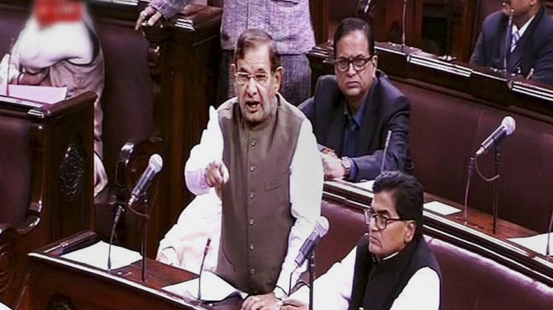 Janta Dal (United) MP Sharad Yadav claimed that 15-20 farmers were committing suicide every day. (Photo: File | PTI) Janta Dal (United) MP Sharad Yadav claimed that 15-20 farmers were committing suicide every day. (Photo: File | PTI)