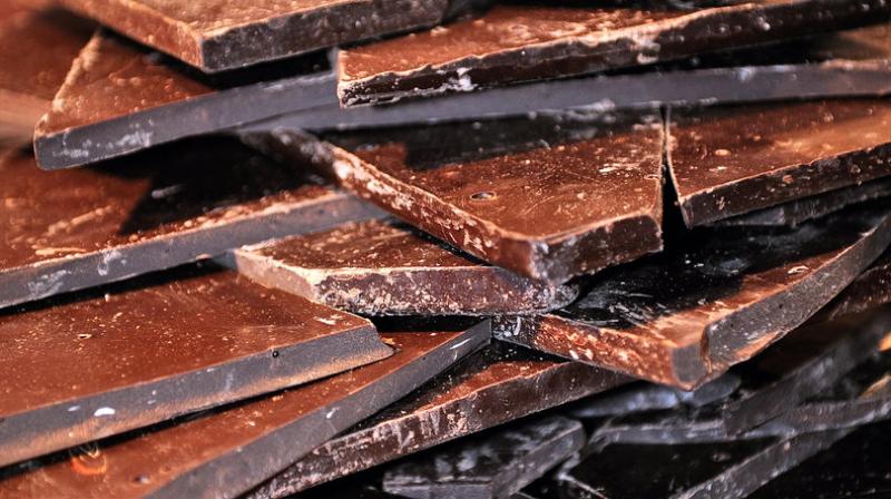dark chocolate brick