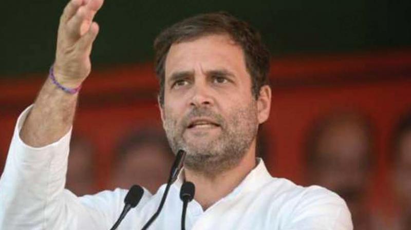 Rahul went on to say that his party consulted all big economists, without telling anyone, without giving any speeches on Nyay. (Photo: File) Rahul went on to say that his party consulted all big economists, without telling anyone, without giving any speeches on Nyay. (Photo: File)