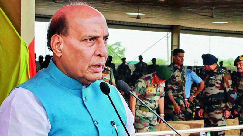 File image of Defence Minister Rajnath Singh. (PTI)