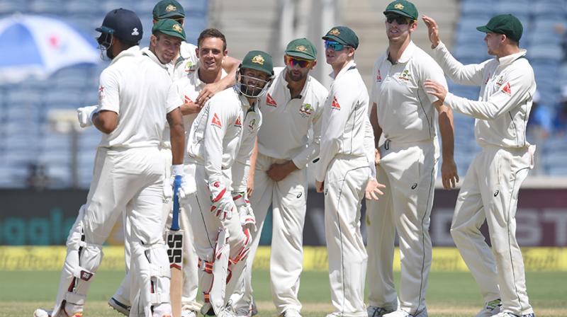 Steve O'Keefe noched-up the best match-figures by an Australian bowler, picking up 12 wickets for just 70 runs. (Photo: AFP) Steve O'Keefe noched-up the best match-figures by an Australian bowler, picking up 12 wickets for just 70 runs. (Photo: AFP)