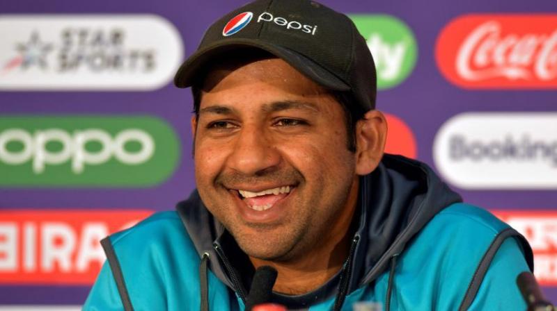 Sarfaraz Ahmed speaks during a press conference at Lord's cricket ground. (Photo; AFP) Sarfaraz Ahmed speaks during a press conference at Lord's cricket ground. (Photo; AFP)
