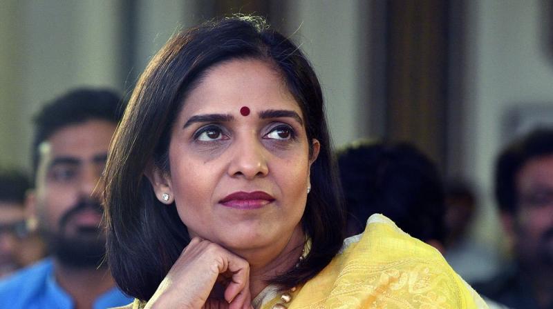 Rupa Gurunath, daughter of former BCCI chief N Srinivasan, was on Thursday elected unopposed as president of the Tamil Nadu Cricket Association (TNCA), making her the first woman to head a state unit of the Indian Board. (Photo:Twitter) Rupa Gurunath, daughter of former BCCI chief N Srinivasan, was on Thursday elected unopposed as president of the Tamil Nadu Cricket Association (TNCA), making her the first woman to head a state unit of the Indian Board. (Photo:Twitter)