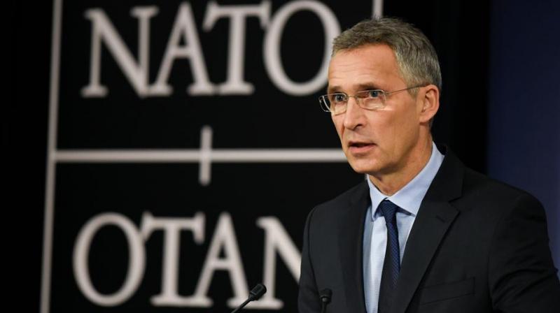 Nato secretary-general Jens Stoltenberg at a press conference in Brussels on November 7, 2017. (Photo: AFP) Nato secretary-general Jens Stoltenberg at a press conference in Brussels on November 7, 2017. (Photo: AFP)