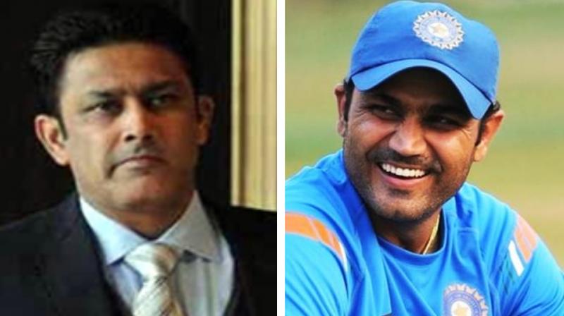 Former skipper Anil Kumble's ability to boost confidence of the players makes him an ideal candidate for the role of chairman of selectors, said Virender Sehwag, who also advocated a hike in remuneration for the job. (Photo:AFP/FIle) Former skipper Anil Kumble's ability to boost confidence of the players makes him an ideal candidate for the role of chairman of selectors, said Virender Sehwag, who also advocated a hike in remuneration for the job. (Photo:AFP/FIle)