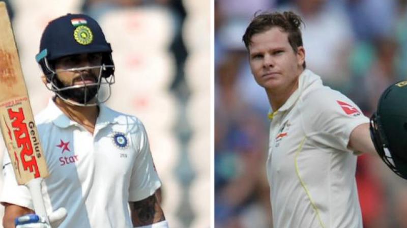 Smith also surpassed Kohli to become the second-fastest batsman to register 25 Test centuries. (Photo: AFP) Smith also surpassed Kohli to become the second-fastest batsman to register 25 Test centuries. (Photo: AFP)