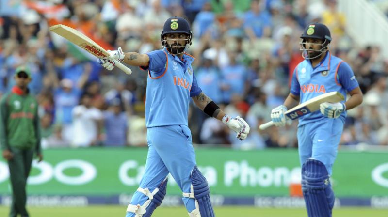Virat Kohli reached to the 8000-run mark in his 175th innings to go ahead of South African captain AB de Villiers who had taken 182 innings to reach to the milestone. (Photo: AP) Virat Kohli reached to the 8000-run mark in his 175th innings to go ahead of South African captain AB de Villiers who had taken 182 innings to reach to the milestone. (Photo: AP)