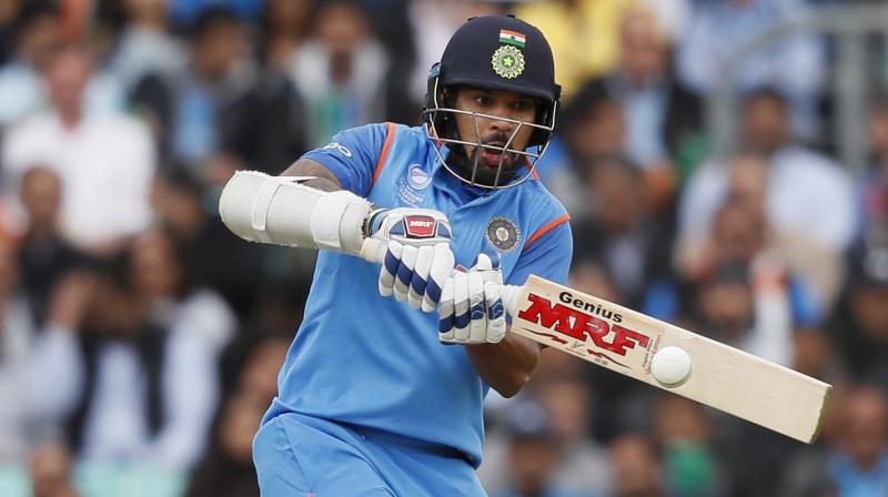 Shikar Dhawan also broke Sachin Tendulkar's record of being the fastest cricketer to score 1,000 runs in ICC One-day International (ODI) events. Dhawan took 16 innings to reach the landmark, eclipsing Tendulkar (18) and Sourav Ganguly (20). (Photo: AP) Shikar Dhawan also broke Sachin Tendulkar's record of being the fastest cricketer to score 1,000 runs in ICC One-day International (ODI) events. Dhawan took 16 innings to reach the landmark, eclipsing Tendulkar (18) and Sourav Ganguly (20). (Photo: AP)