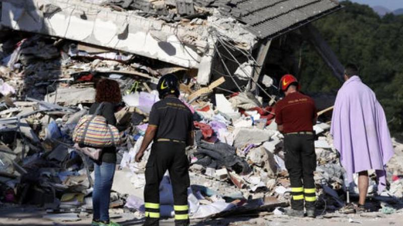 There were no deaths, mainly because fragile town centers had been evacuated after a pair of strong quakes four days earlier. (Photo: AP) There were no deaths, mainly because fragile town centers had been evacuated after a pair of strong quakes four days earlier. (Photo: AP)