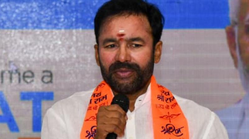 Participating in the Namo Viksit app ambassador campaign workshop, G. Kishan Reddy said the Centre was working to bring the benefits of development to everyone. (File Image: Twitter)