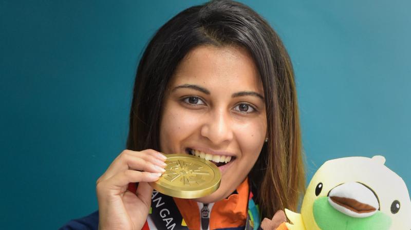 Heena shot a near-perfect 10.8 with just three shooters left in the field but a 9.6 in the next attempt dashed her hopes of a better finish at the Jakabaring Shooting Range. (Photo: PTI) Heena shot a near-perfect 10.8 with just three shooters left in the field but a 9.6 in the next attempt dashed her hopes of a better finish at the Jakabaring Shooting Range. (Photo: PTI)
