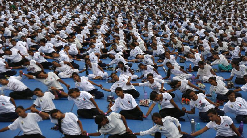 Majority of people are ready to shell out money from Rs 5,000 month to Rs. 25,000 a month for yoga classes (Photo: AFP) Majority of people are ready to shell out money from Rs 5,000 month to Rs. 25,000 a month for yoga classes (Photo: AFP)