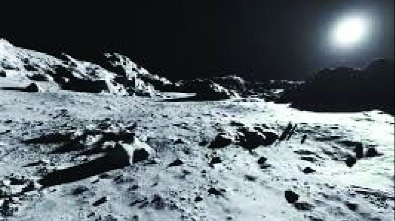 Scientists have eyed lunar water as a key resource for enabling long-duration astronaut missions on the moon, though its form and exact amount are unknown.