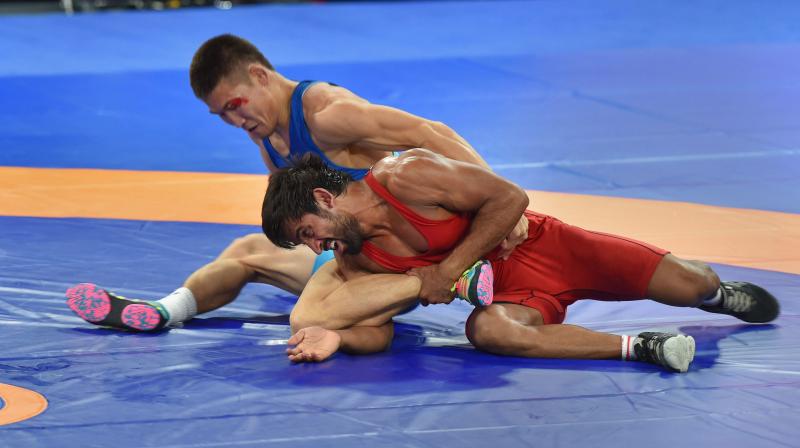 The 24-year-old Indian had won three consecutive gold medals -- CWG (Gold Coast), Tbilisi Grand Prix (Georgia) and Yasar Dogu International (Istanbul) -- ahead of the Asian Games. (Photo: PTI) The 24-year-old Indian had won three consecutive gold medals -- CWG (Gold Coast), Tbilisi Grand Prix (Georgia) and Yasar Dogu International (Istanbul) -- ahead of the Asian Games. (Photo: PTI)