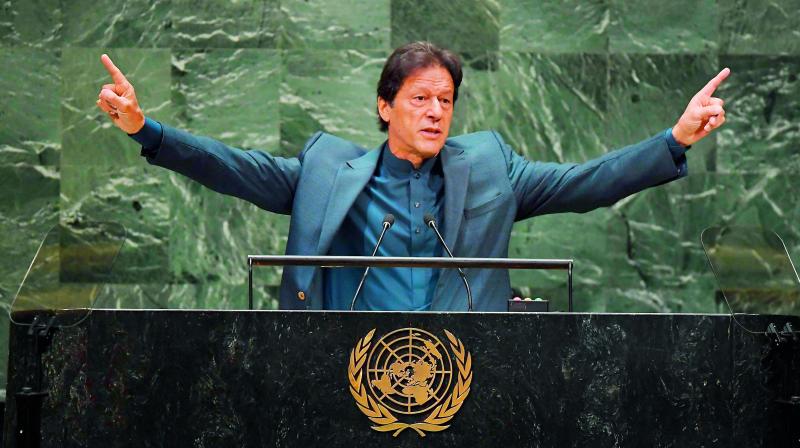 Pakistan on Saturday rejected India's remarks over Prime Minister Imran Khan's "provocative" speech during UN General Assembly session. (Photo: File) Pakistan on Saturday rejected India's remarks over Prime Minister Imran Khan's "provocative" speech during UN General Assembly session. (Photo: File)