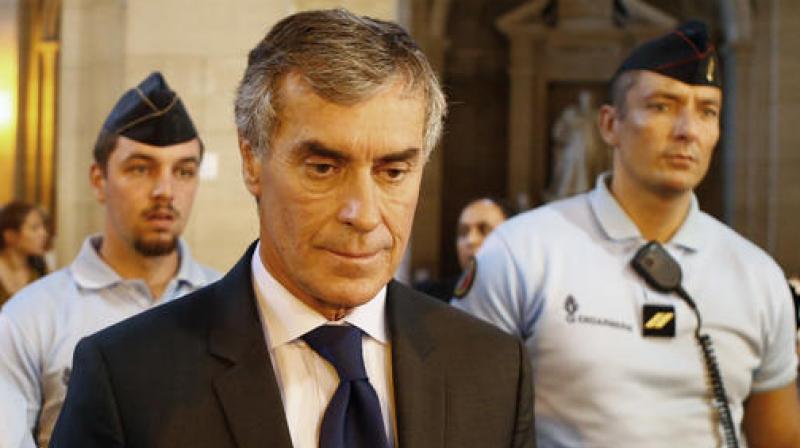 Former French budget minister Jerome Cahuzac as he leaves the courthouse. (Photo: AP) Former French budget minister Jerome Cahuzac as he leaves the courthouse. (Photo: AP)