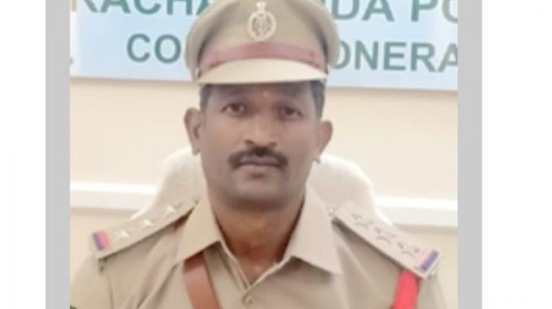 Pahadishareef  station house officer K. Satish. (File Image: DC)